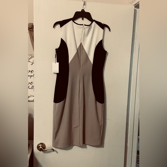CALVIN KLEIN SLEEVELESS DRESS. NWT Size 4 - Picture 2 of 6